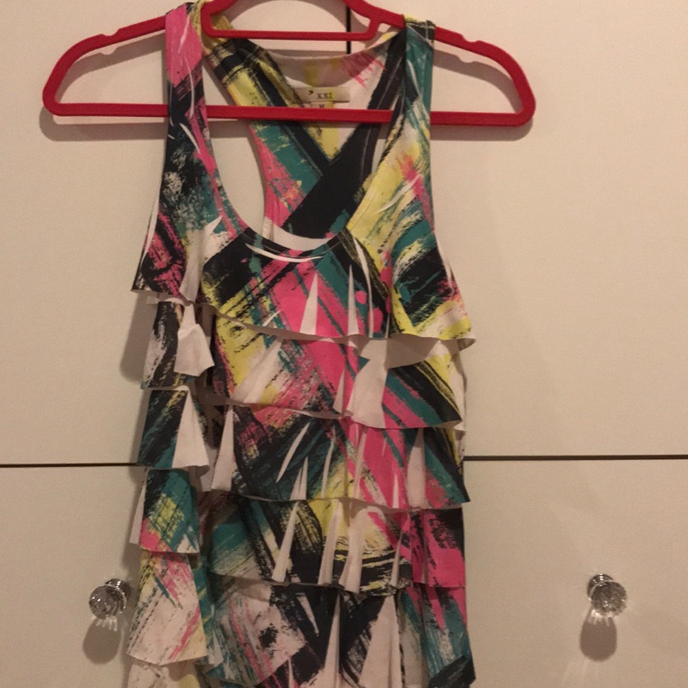 Splattered color shirt